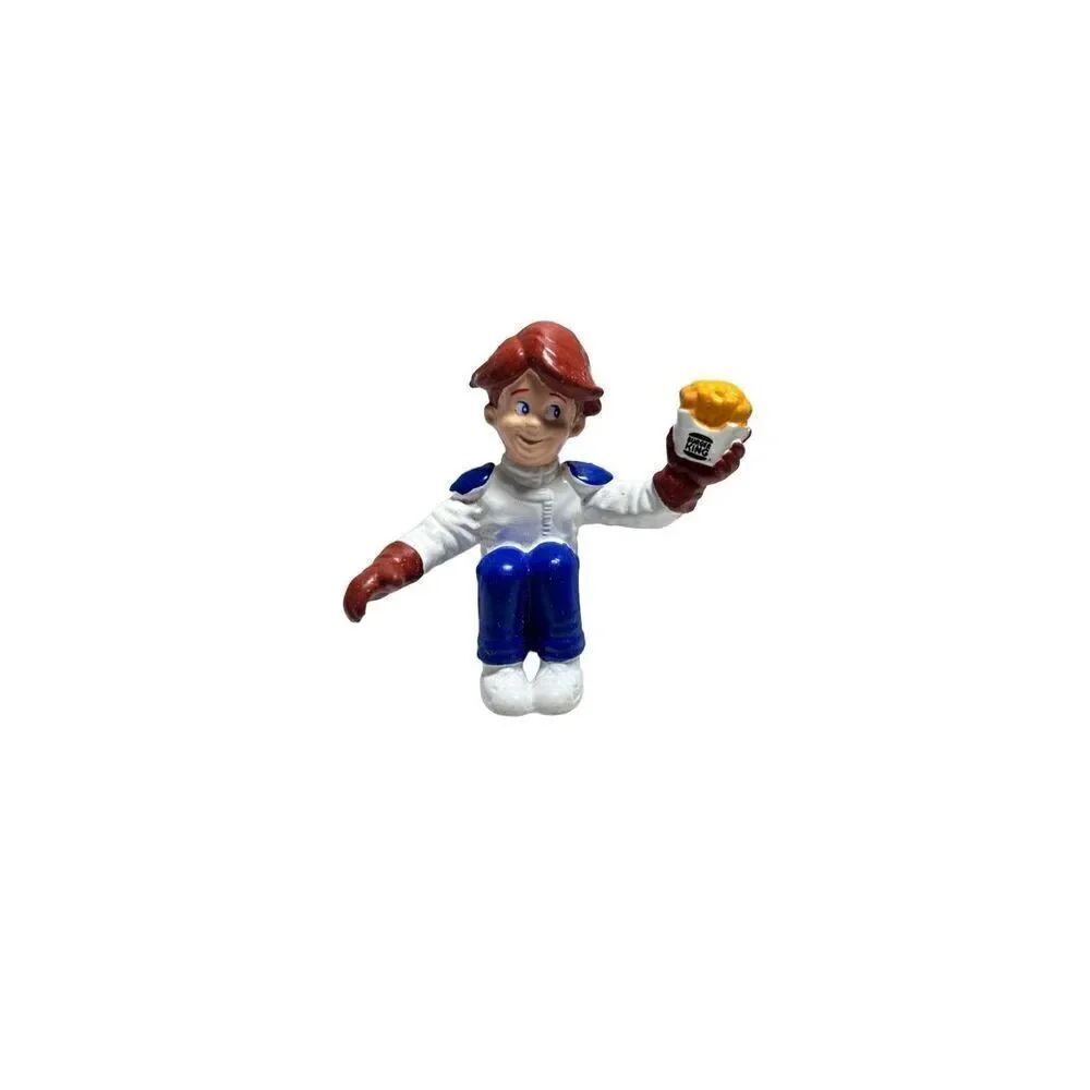 BURGER KING KIDS CLUB MEAL TOY TRANSPORTERS BOY WHEELS LOOSE FIGURE BURGER